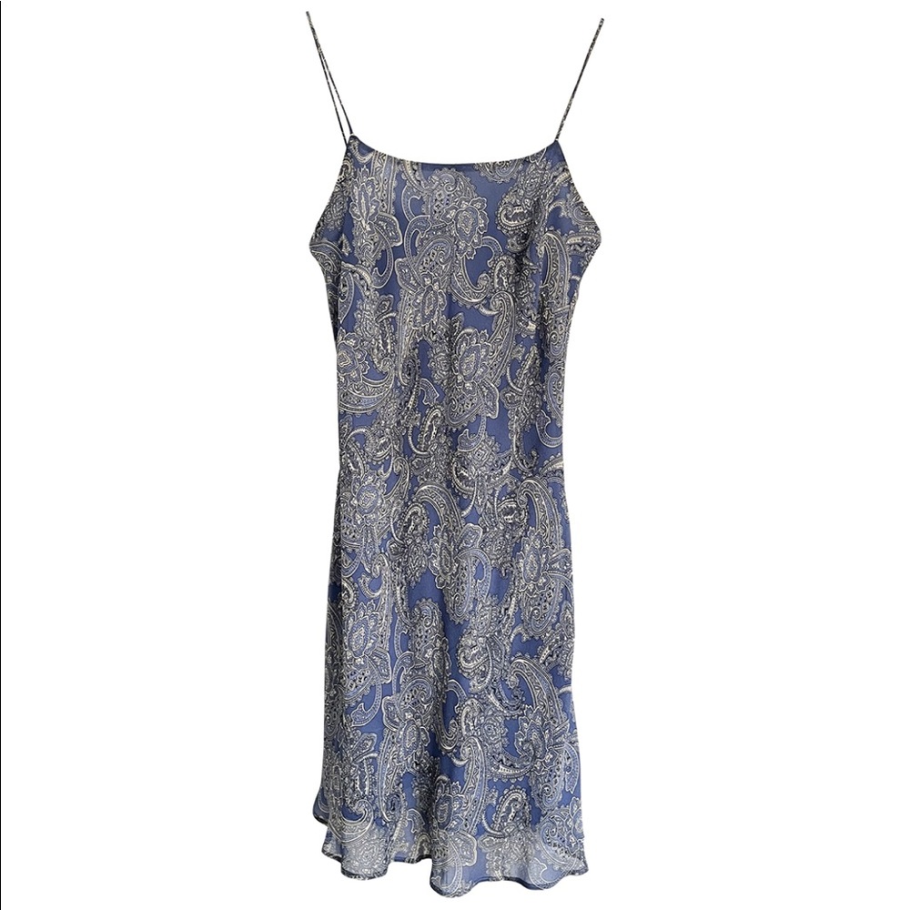 Ann Taylor Vintage Flirty Bias Cut Silk Mini Dress size 2